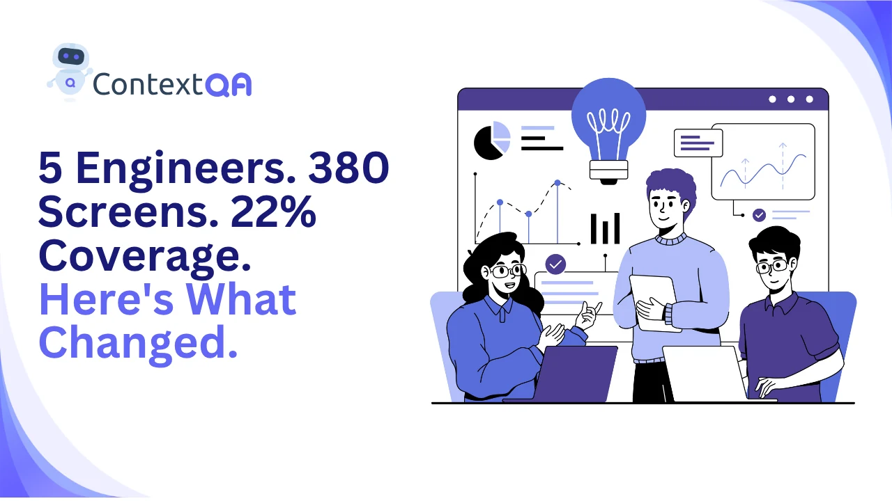 5 engineers 380 screens 22 percent coverage case study, newsletter cover